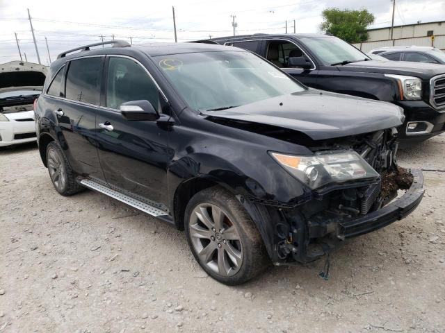 2HNYD2H87CH524382 - 2012 ACURA MDX ADVANCE BLACK photo 4