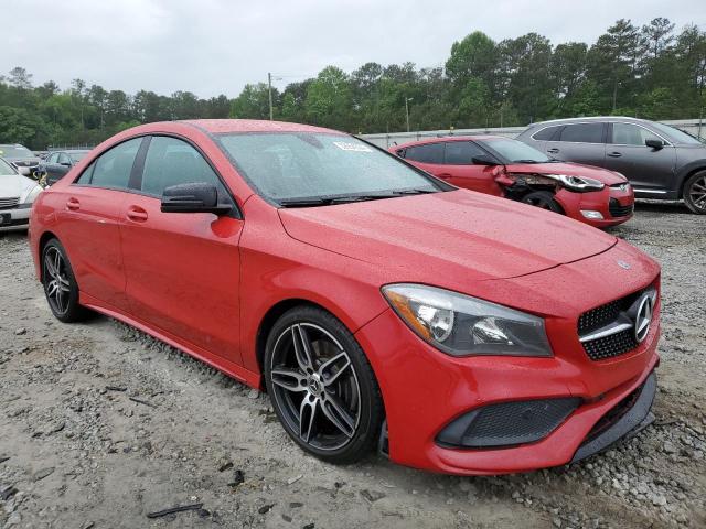 WDDSJ4EB6KN711771 - 2019 MERCEDES-BENZ CLA 250 RED photo 4