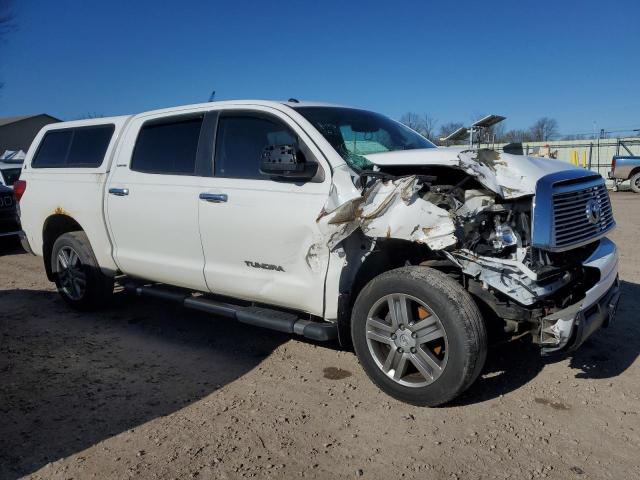 5TFHY5F11DX319123 - 2013 TOYOTA TUNDRA CREWMAX LIMITED WHITE photo 4