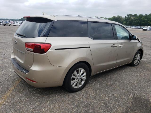 KNDMB5C19G6164738 - 2016 KIA SEDONA LX BEIGE photo 3