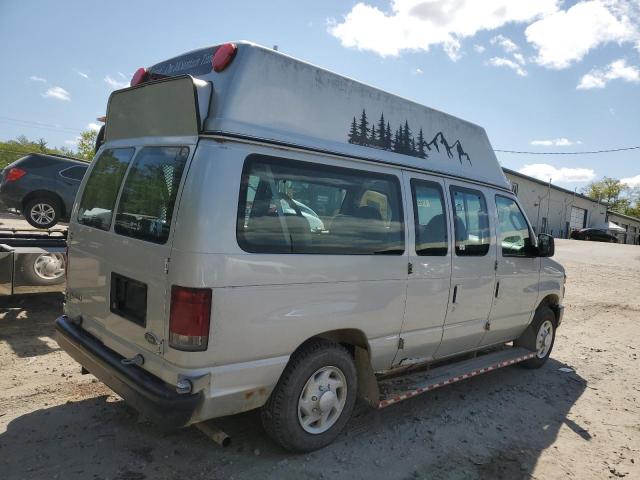 1FTNE14W18DB47928 - 2008 FORD ECONLINE E150 VAN SILVER photo 3