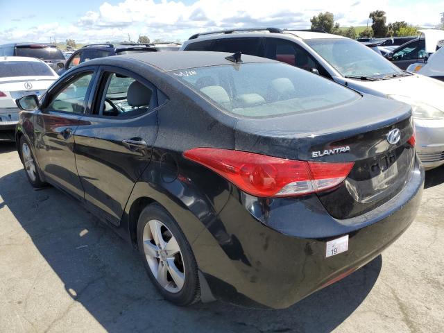 5NPDH4AE6DH279295 - 2013 HYUNDAI ELANTRA GLS BLACK photo 2