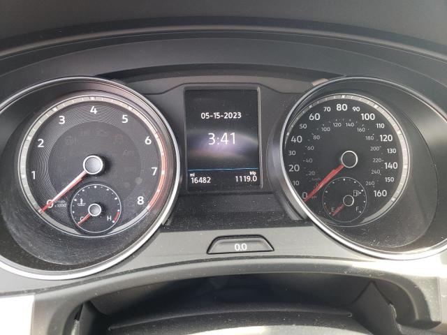 1V21E2CA5LC208169 - 2020 VOLKSWAGEN ATLAS CROS SE Черный фото 9