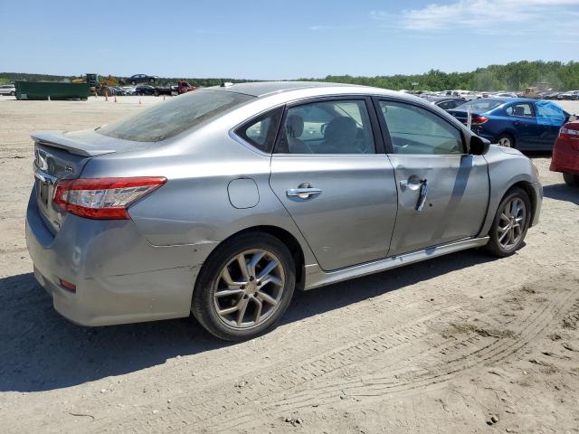 3N1AB7AP7DL727652 - 2013 NISSAN SENTRA S GRAY photo 3