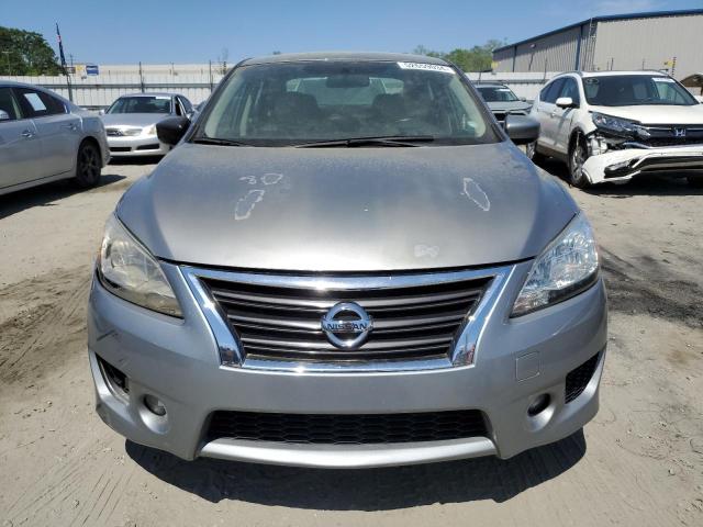 3N1AB7AP7DL727652 - 2013 NISSAN SENTRA S GRAY photo 5