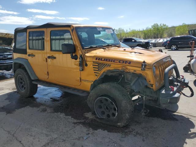 1C4BJWFG7EL168558 - 2014 JEEP WRANGLER RUBICON ORANGE photo 4