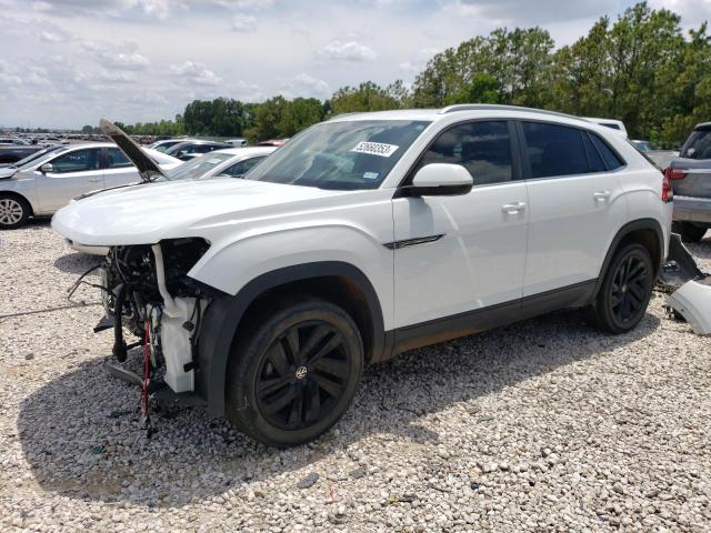 1V25E2CA3LC226543 - 2020 VOLKSWAGEN ATLAS CROS SE WHITE photo 1