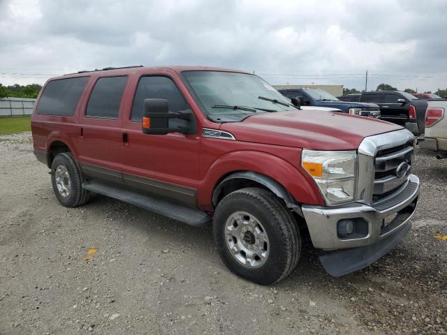 1FMNU41S51EB30924 - 2001 FORD EXCURSION XLT BURGUNDY photo 4