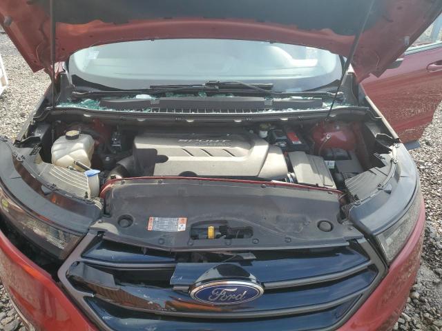 2FMTK3AP1FBB24771 - 2015 FORD EDGE SPORT RED photo 12