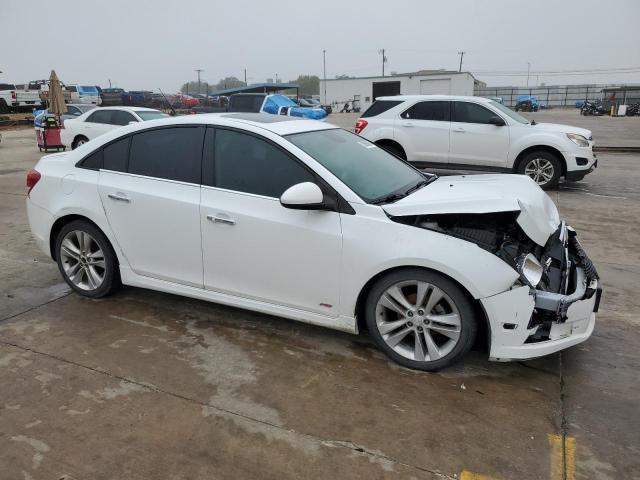 1G1PH5SC3C7395291 - 2012 CHEVROLET CRUZE LTZ WHITE photo 4