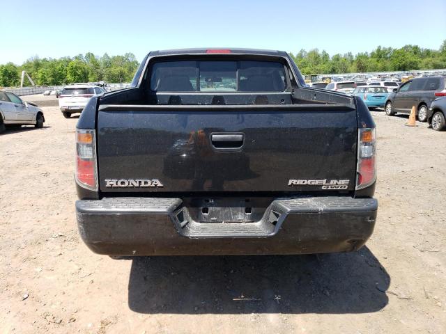 2HJYK16226H562204 - 2006 HONDA RIDGELINE RT BLACK photo 6