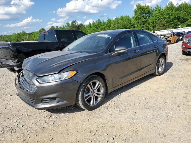 3FA6P0HD5JR189197 - 2018 FORD FUSION SE GRAY photo 1