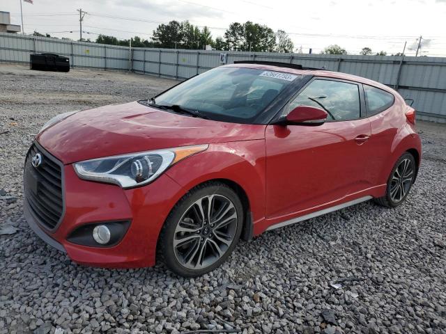 KMHTC6AEXGU258574 - 2016 HYUNDAI VELOSTER TURBO RED photo 1