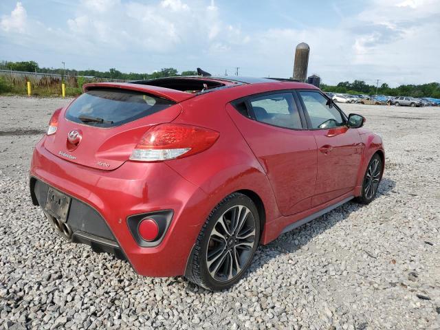 KMHTC6AEXGU258574 - 2016 HYUNDAI VELOSTER TURBO RED photo 3