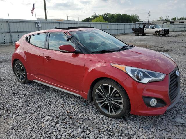 KMHTC6AEXGU258574 - 2016 HYUNDAI VELOSTER TURBO RED photo 4