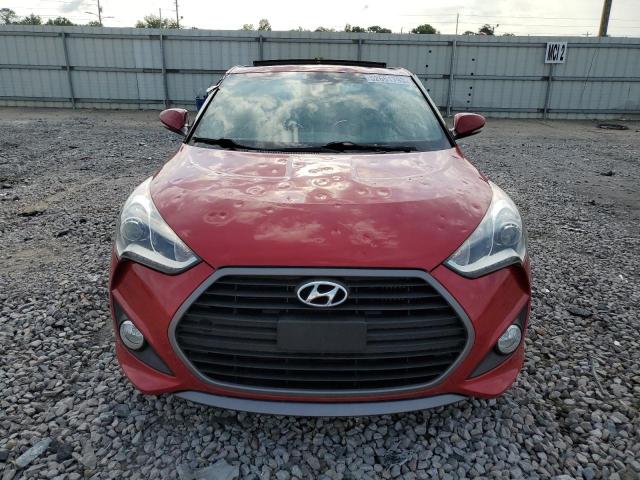 KMHTC6AEXGU258574 - 2016 HYUNDAI VELOSTER TURBO RED photo 5