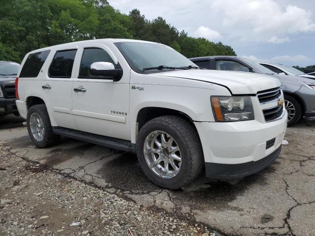 1GNFK13518R278082 - 2008 CHEVROLET TAHOE K1500 HYBRID WHITE photo 4