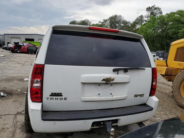 1GNFK13518R278082 - 2008 CHEVROLET TAHOE K1500 HYBRID WHITE photo 6