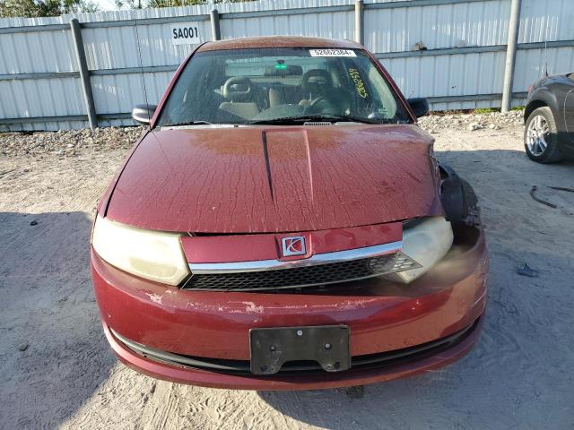 1G8AJ52FX4Z188621 - 2004 SATURN ION LEVEL 2 BURGUNDY photo 5