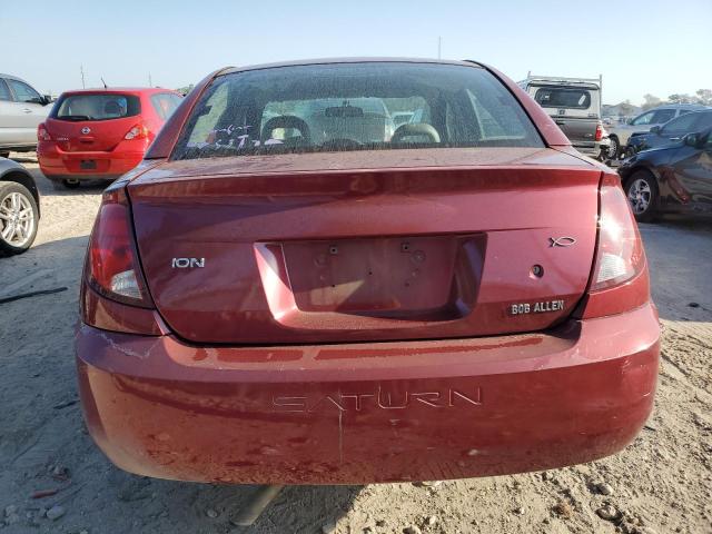1G8AJ52FX4Z188621 - 2004 SATURN ION LEVEL 2 BURGUNDY photo 6