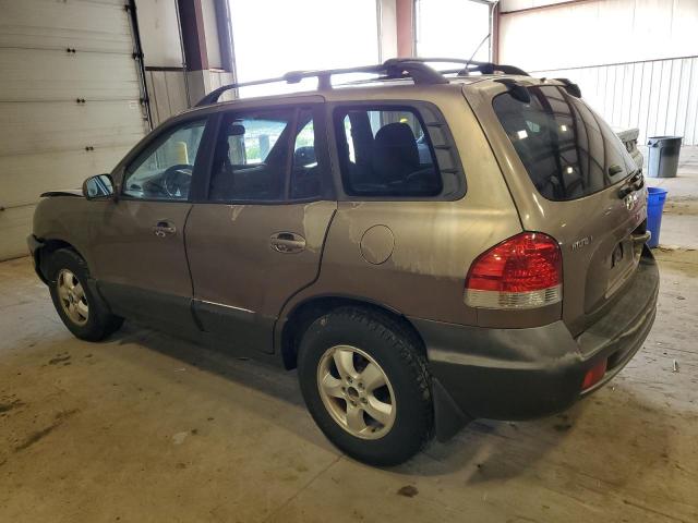 KM8SC13D36U071923 - 2006 HYUNDAI SANTA FE GLS BROWN photo 2