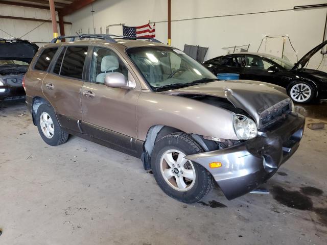 KM8SC13D36U071923 - 2006 HYUNDAI SANTA FE GLS BROWN photo 4