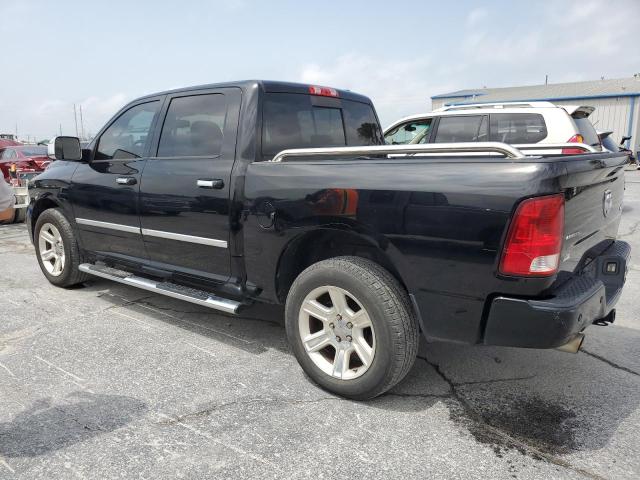 1C6RD7PT1CS328497 - 2012 DODGE RAM 1500 LONGHORN BLACK photo 2