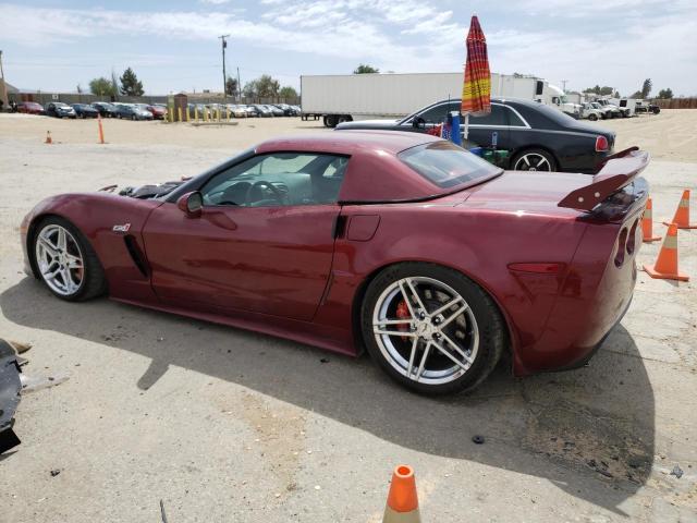 1G1YY36U465112747 - 2006 CHEVROLET CORVETTE MAROON photo 2