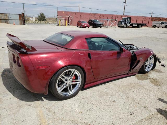 1G1YY36U465112747 - 2006 CHEVROLET CORVETTE MAROON photo 3