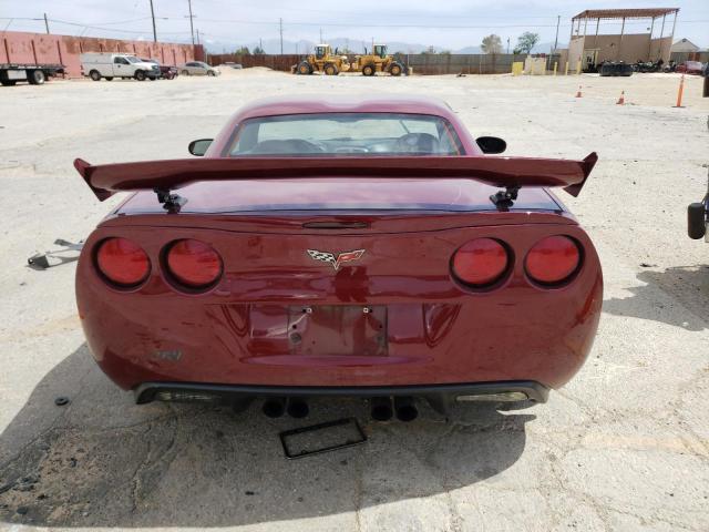 1G1YY36U465112747 - 2006 CHEVROLET CORVETTE MAROON photo 6