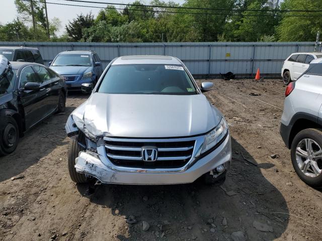 5J6TF2H50EL002810 - 2014 HONDA CROSSTOUR EXL SILVER photo 5