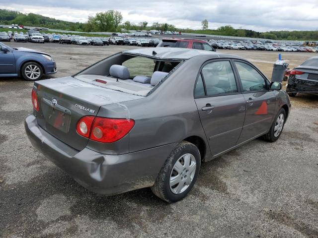 1NXBR32E75Z500242 - 2005 TOYOTA COROLLA CE GRAY photo 3