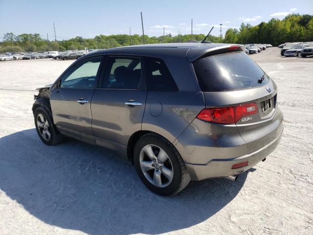 5J8TB18227A006861 - 2007 ACURA RDX GRAY photo 2