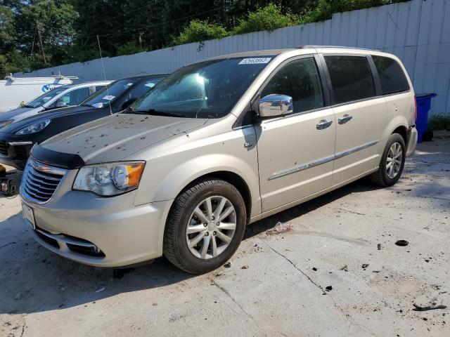 2C4RC1CG3ER449540 - 2014 CHRYSLER TOWN & COU TOURING L TAN photo 1