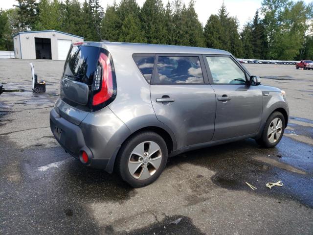 KNDJN2A25E7090617 - 2014 KIA SOUL GRAY photo 3