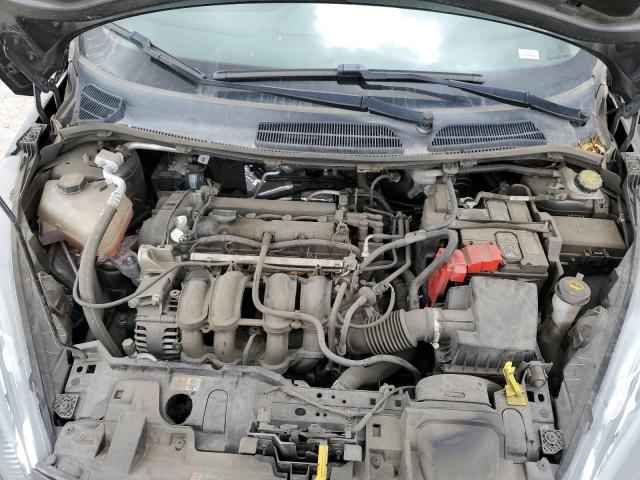 3FADP4BJXKM127628 - 2019 FORD FIESTA SE GRAY photo 11