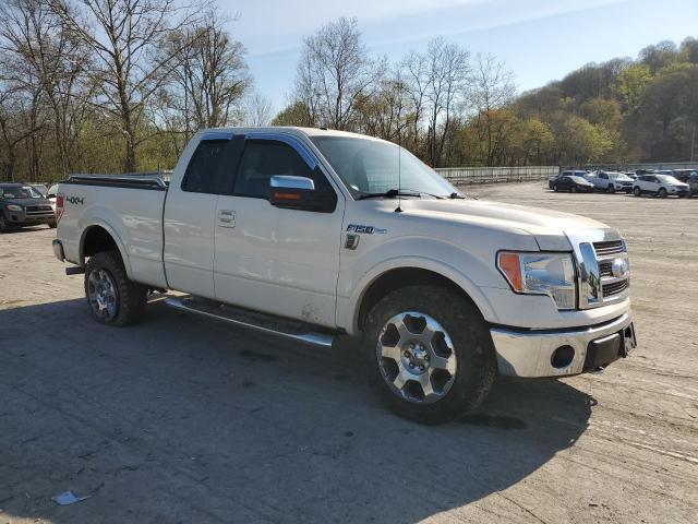 1FTPX14V59FA58931 - 2009 FORD F150 SUPER CAB WHITE photo 4