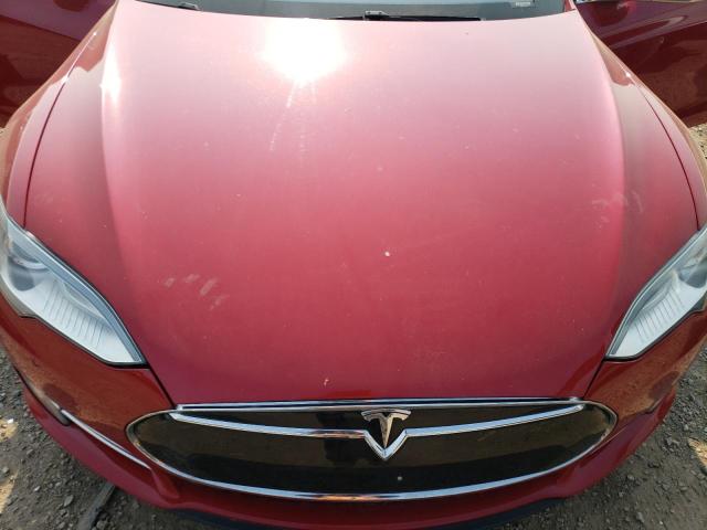 5YJSA1DG9DFP20827 - 2013 TESLA MODEL S Կարմիր լուսանկար 11