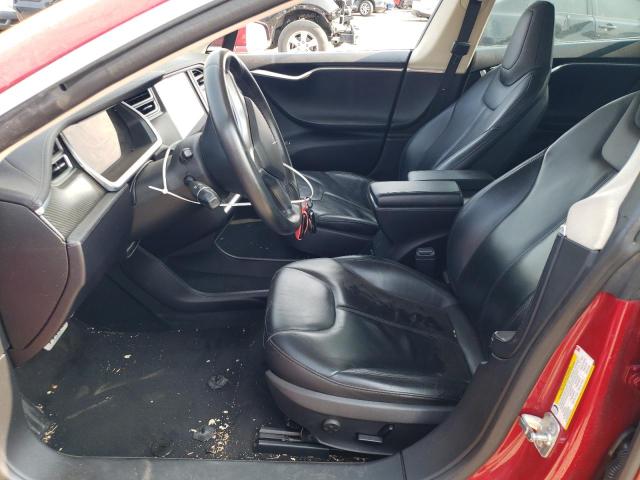 5YJSA1DG9DFP20827 - 2013 TESLA MODEL S Կարմիր լուսանկար 7