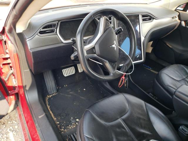 5YJSA1DG9DFP20827 - 2013 TESLA MODEL S Կարմիր լուսանկար 8