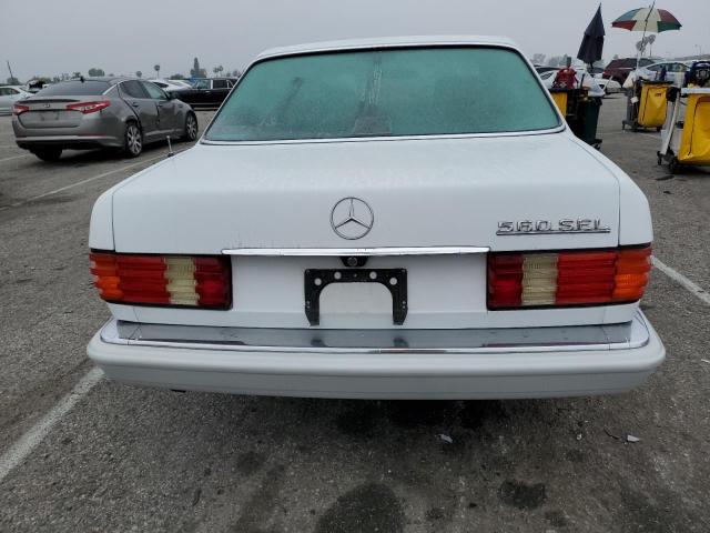 WDBCA39E3MA604974 - 1991 MERCEDES-BENZ 560 SEL WHITE photo 6