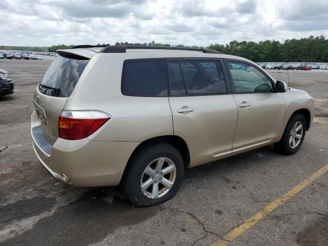 JTEDA41A292003329 - 2009 TOYOTA HIGHLANDER TAN photo 3