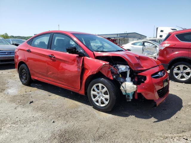 KMHCT4AE0CU088711 - 2012 HYUNDAI ACCENT GLS MAROON photo 4