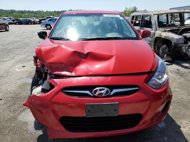 KMHCT4AE0CU088711 - 2012 HYUNDAI ACCENT GLS MAROON photo 5