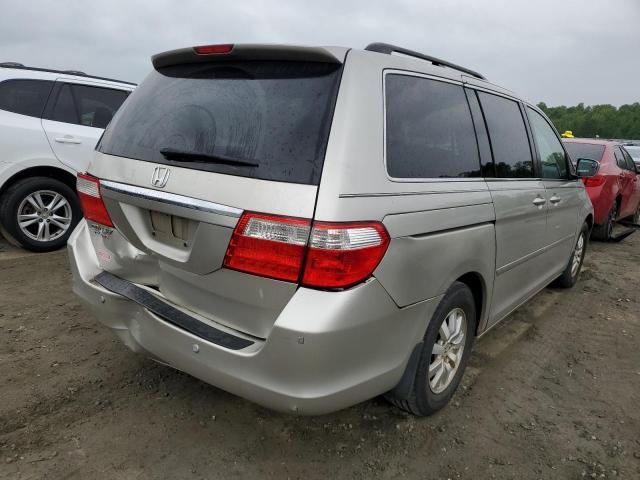 5FNRL38896B033969 - 2006 HONDA ODYSSEY TOURING SILVER photo 3