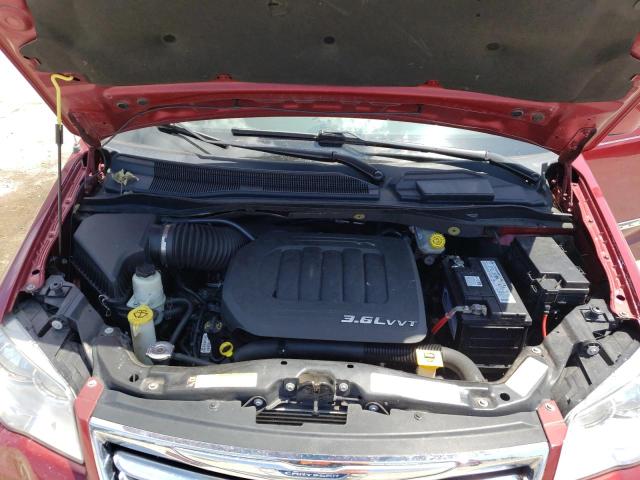 2A4RR5DG7BR705110 - 2011 CHRYSLER TOWN & COU TOURING Tünd qırmızı foto 12