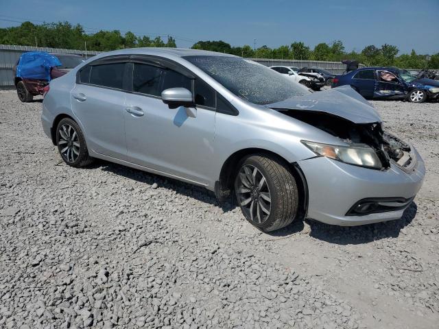 19XFB2F99FE080436 - 2015 HONDA CIVIC EXL 银色 照片 4