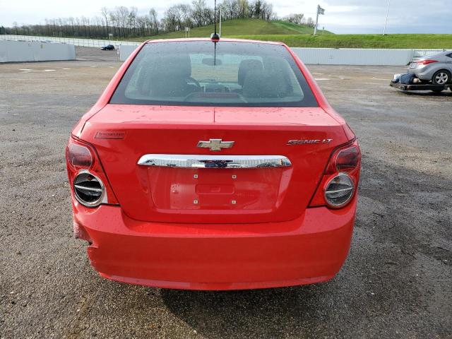 1G1JC5SH4F4130630 - 2015 CHEVROLET SONIC LT RED photo 6