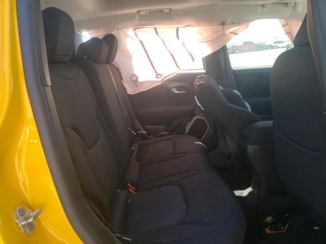 ZACCJBBT5GPD98629 - 2016 JEEP RENEGADE LATITUDE YELLOW photo 6