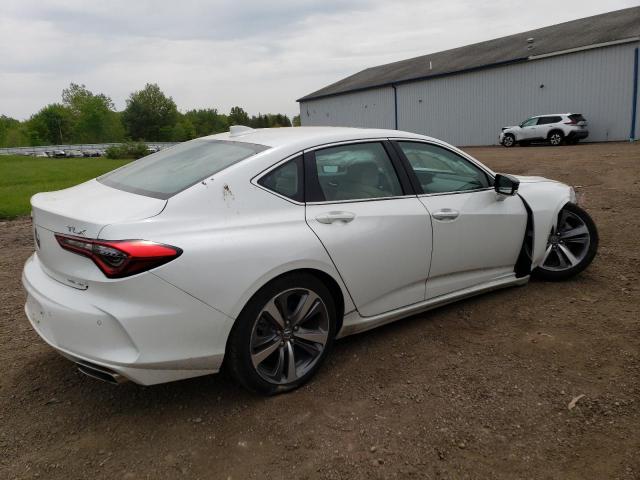 19UUB6F62MA007625 - 2021 ACURA TLX ADVANCE WHITE photo 3